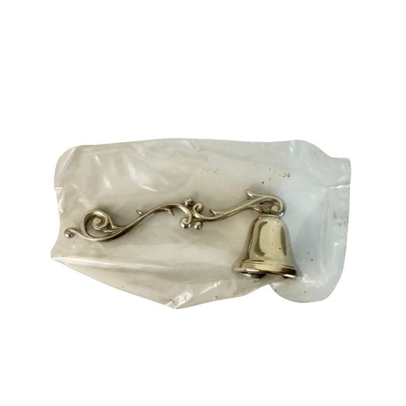 Early American Pewter Candle Snuffer Web Silver Co Philadelphia 4" New in Box - Picture 4 of 9